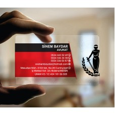ŞEFFAF AVUKAT KARTVİZİTLERİ