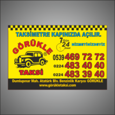 TAKSİ KARTVİZİTLERİ