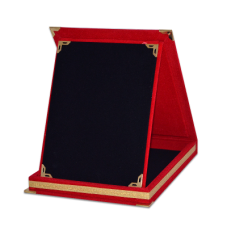 Plaket Kutusu 12x16 Albüm Kutu Kırmızı Dikey